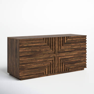 Cb2 walnut store dresser